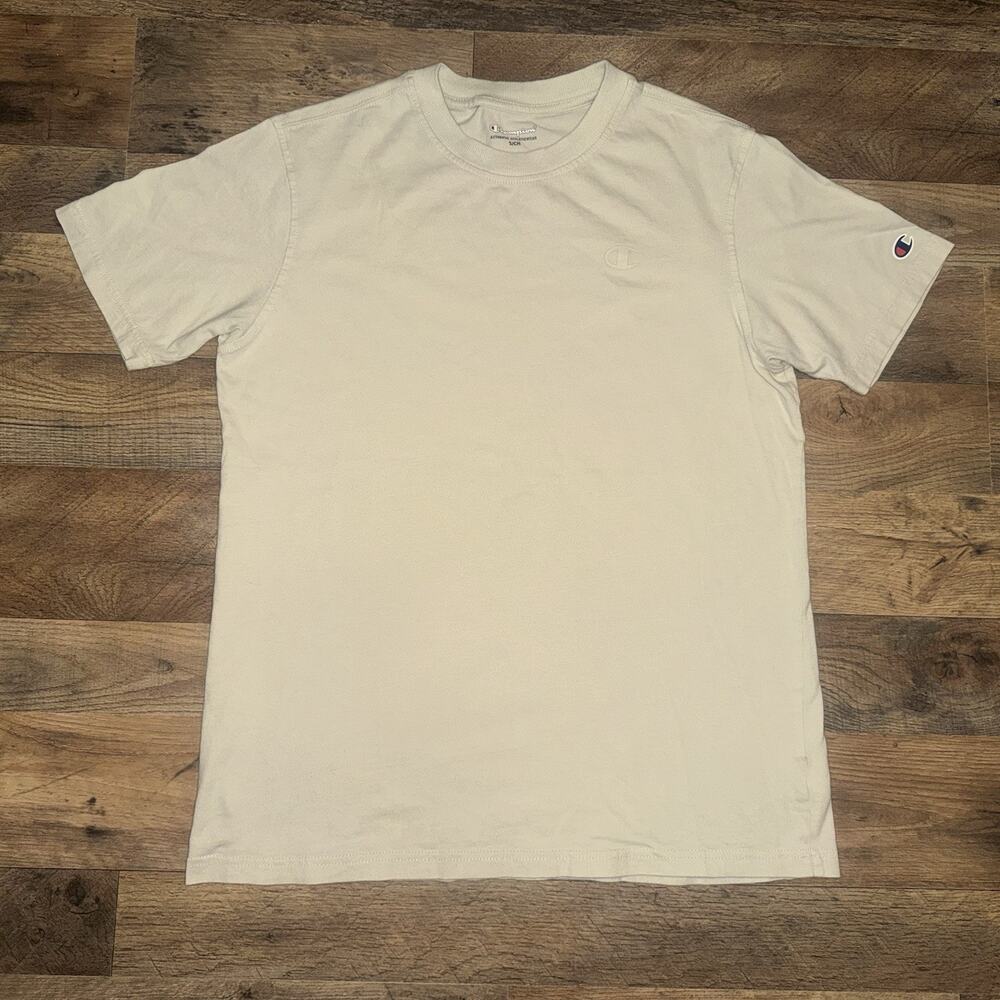 Champion Men's Lightweight Classic Everyday Short Sleeve Tee Size S Skin Tan